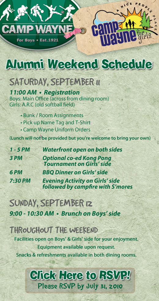 Going Green at Camp Wayne